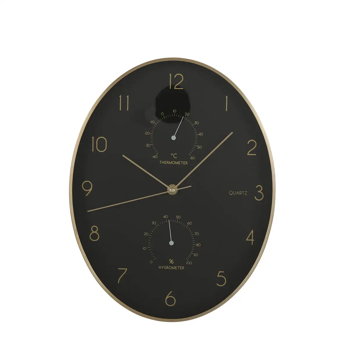 Horloge murale mica decorations andy noir dore oblongue aluminium o 35 x 4 5 cm _6644. Bienvenue chez DIAYTAR SENEGAL - Où Votre Shopping Prend Vie. Découvrez notre univers et dénichez des trésors qui ajoutent de la couleur à votre quotidien.