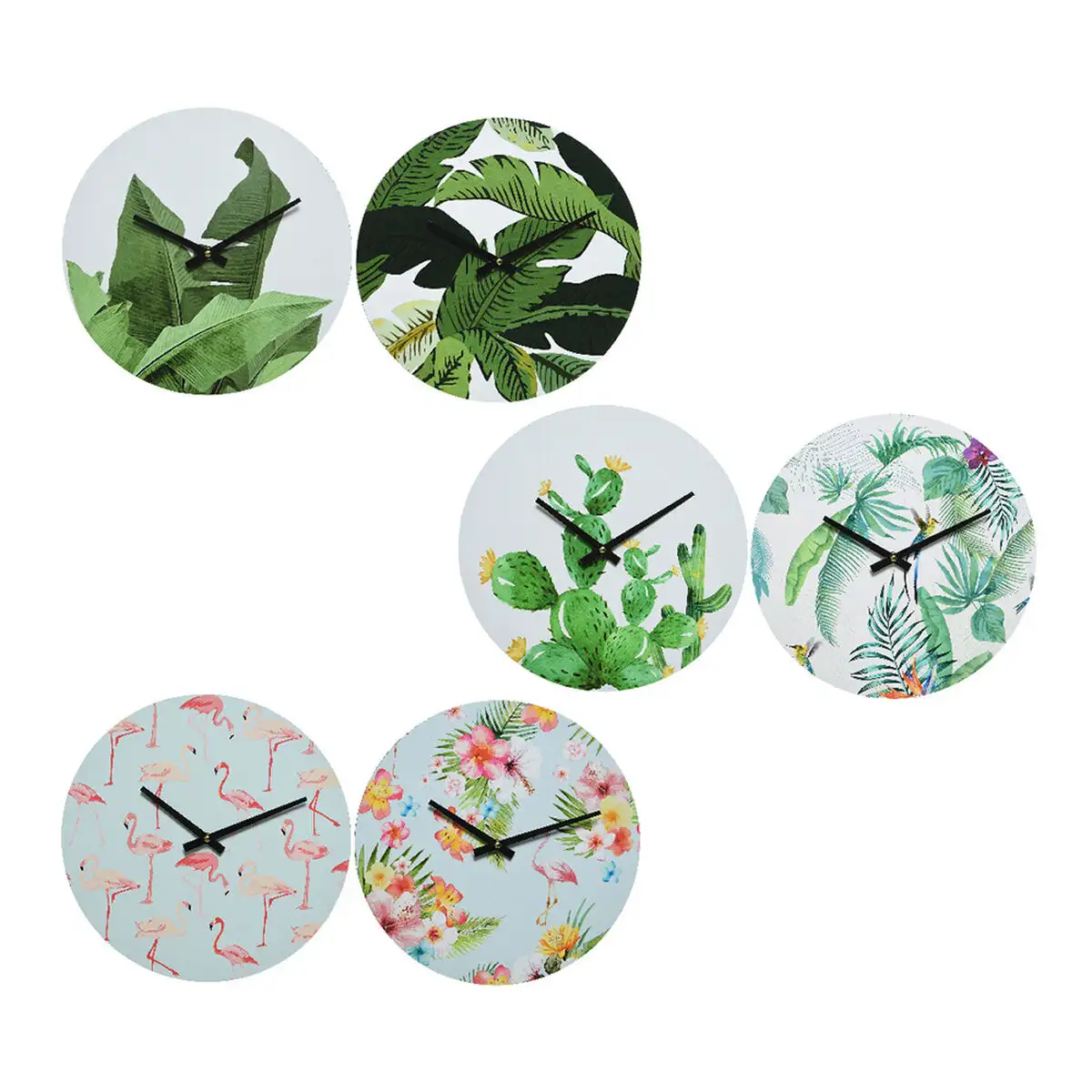 Horloge murale o 33 8 cm imprime polypropylene_9717. DIAYTAR SENEGAL - Là où Chaque Clic Compte. Parcourez notre boutique en ligne et laissez-vous guider vers des trouvailles uniques qui enrichiront votre quotidien.