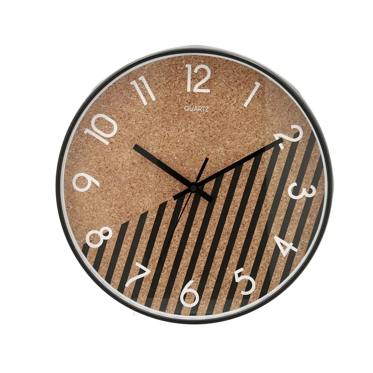 Horloge murale quid liege plastique 30 cm _2396. DIAYTAR SENEGAL - Votre Passage vers le Raffinement. Plongez dans notre univers de produits exquis et choisissez des articles qui ajoutent une touche de sophistication à votre vie.