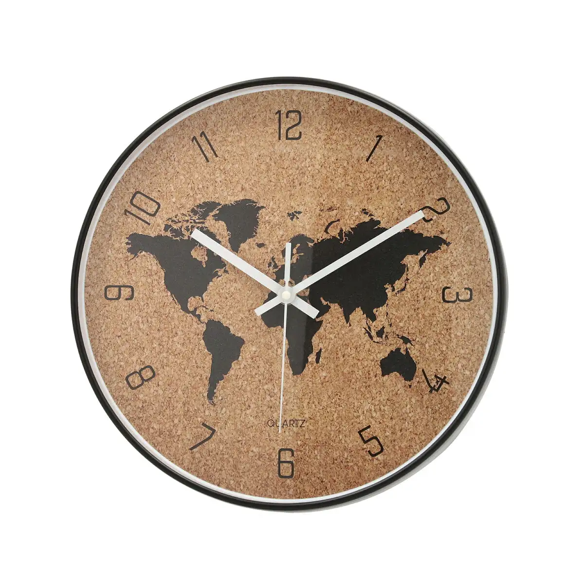 Horloge murale quid mappemonde plastique 30 cm _4740. DIAYTAR SENEGAL - Où la Qualité est Notre Engagement. Explorez notre boutique en ligne pour découvrir des produits conçus pour vous apporter satisfaction et plaisir.