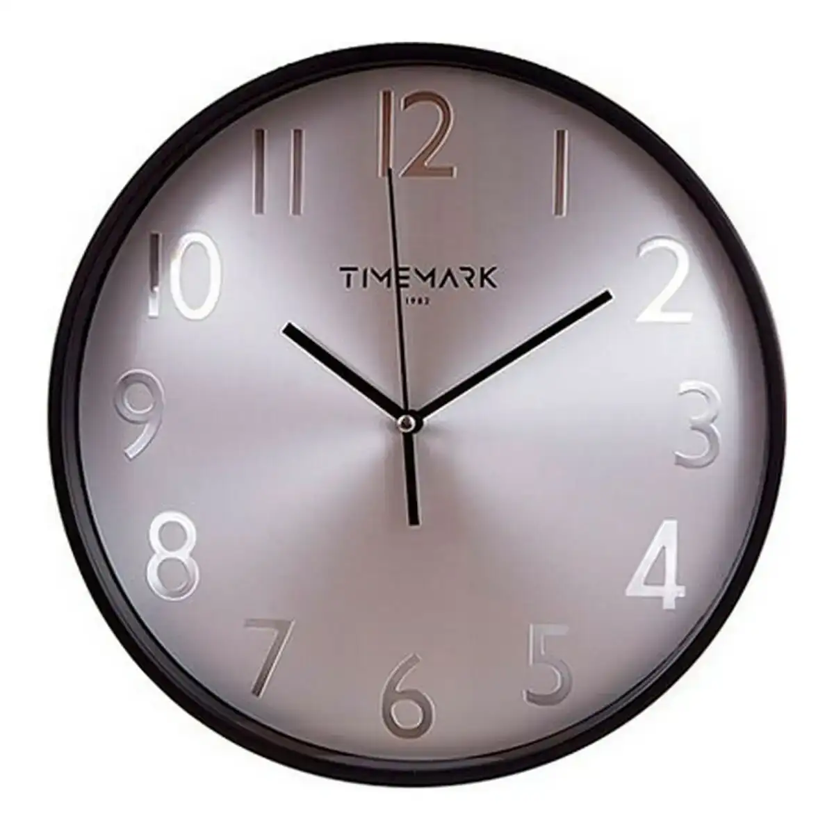 Horloge murale timemark 30 x 30 cm_1249. DIAYTAR SENEGAL - Où Choisir est une Célébration de l'Artisanat Local. Découvrez notre boutique en ligne et choisissez des produits qui incarnent la passion des artisans sénégalais.