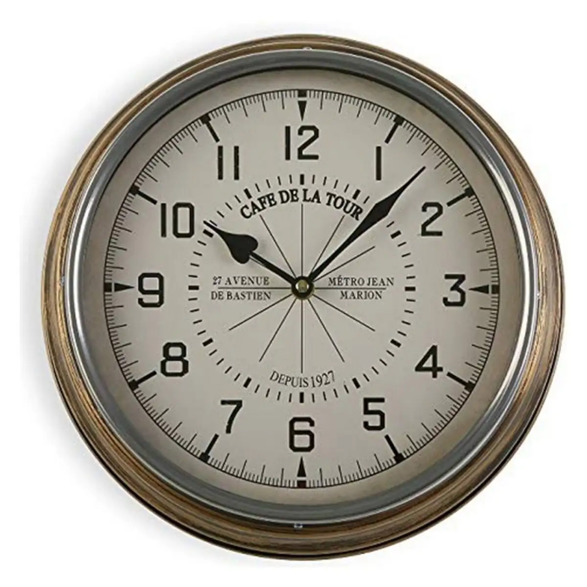 Horloge murale versa 18190721 metal 31 x 6 x 31 cm_9992. Entrez dans l'Univers de DIAYTAR SENEGAL - Où l'Innovation Rencontre la Tradition. Explorez notre sélection de produits modernes et traditionnels qui incarnent l'esprit dynamique du Sénégal.