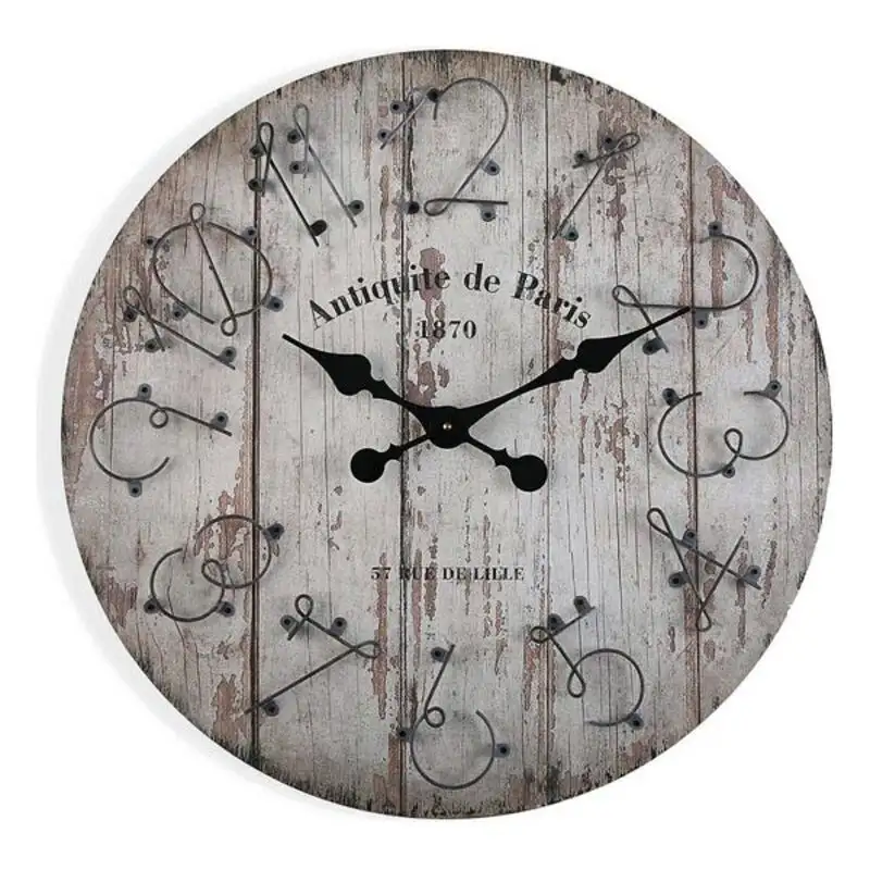 Horloge murale versa 21110101 bois_7066. DIAYTAR SENEGAL - L'Art de Vivre le Shopping en Ligne. Découvrez notre plateforme intuitive et trouvez des produits qui vous inspirent et vous enchantent, à chaque clic.