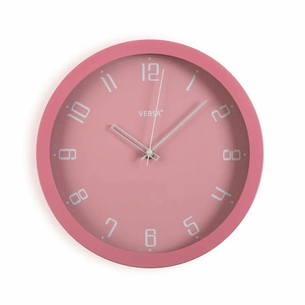 Horloge murale versa rose polypropylene 4 3 x 30 x 30 cm _6199. DIAYTAR SENEGAL - L'Odyssée du Shopping à Votre Portée. Parcourez notre boutique en ligne et partez à la découverte d'articles qui rendront chaque jour spécial.