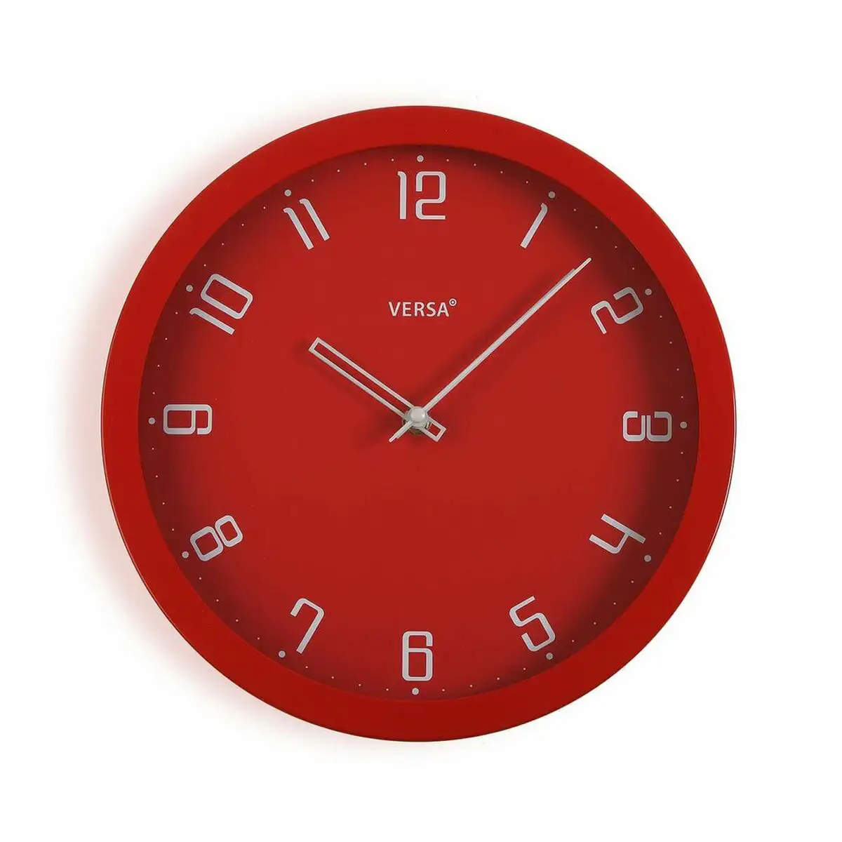 Horloge murale versa rouge polypropylene 4 3 x 30 x 30 cm _8828. DIAYTAR SENEGAL - Votre Source de Découvertes Shopping. Découvrez des trésors dans notre boutique en ligne, allant des articles artisanaux aux innovations modernes.