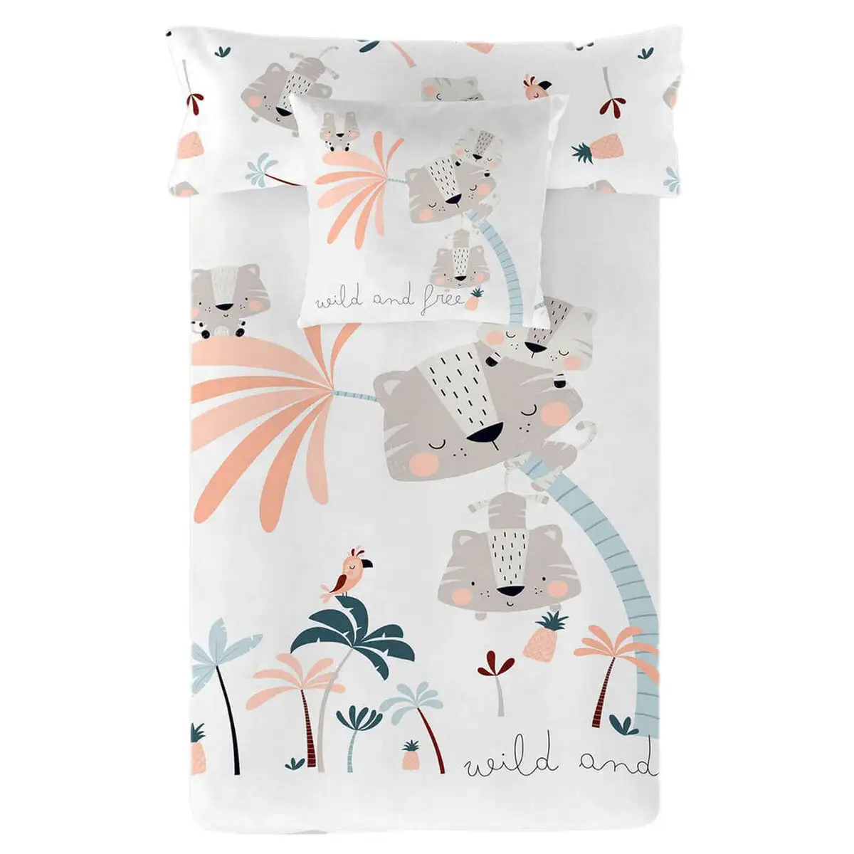 Housse de couette cool kids wild and free reversible lit 1 persone 180 x 220 cm _7472. Entrez dans l'Univers de DIAYTAR SENEGAL - Où l'Authenticité Renouvelle Votre Quotidien. Explorez notre gamme de produits et trouvez des articles qui reflètent votre essence.