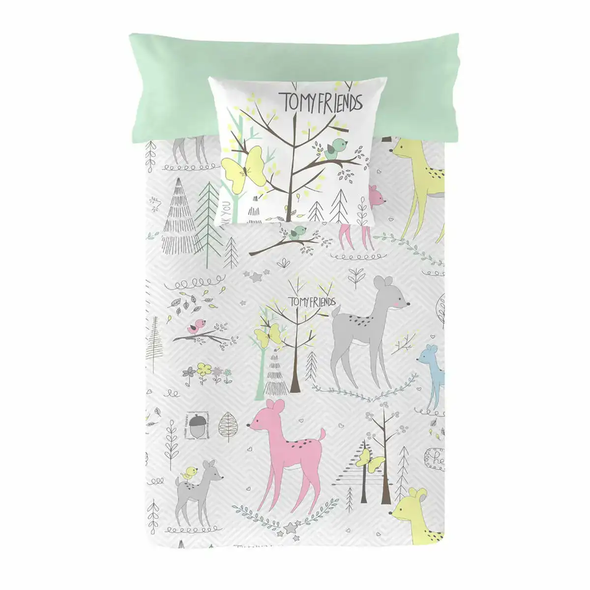 Housse de couette icehome tomy friends lit 1 persone 180 x 220 cm _1540. DIAYTAR SENEGAL - L'Écrin de Vos Désirs Shopping. Parcourez notre boutique en ligne et explorez des produits minutieusement choisis pour répondre à vos envies les plus exigeantes.