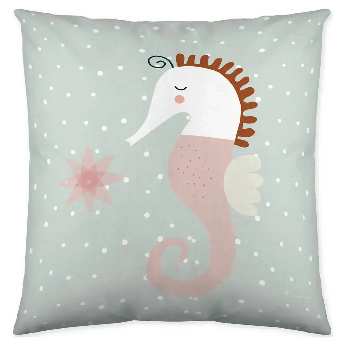 Housse de coussin haciendo el indio seahorse 40 x 40 cm _8407. DIAYTAR SENEGAL - Là où l'Élégance Devient un Mode de Vie. Naviguez à travers notre gamme et choisissez des produits qui apportent une touche raffinée à votre quotidien.