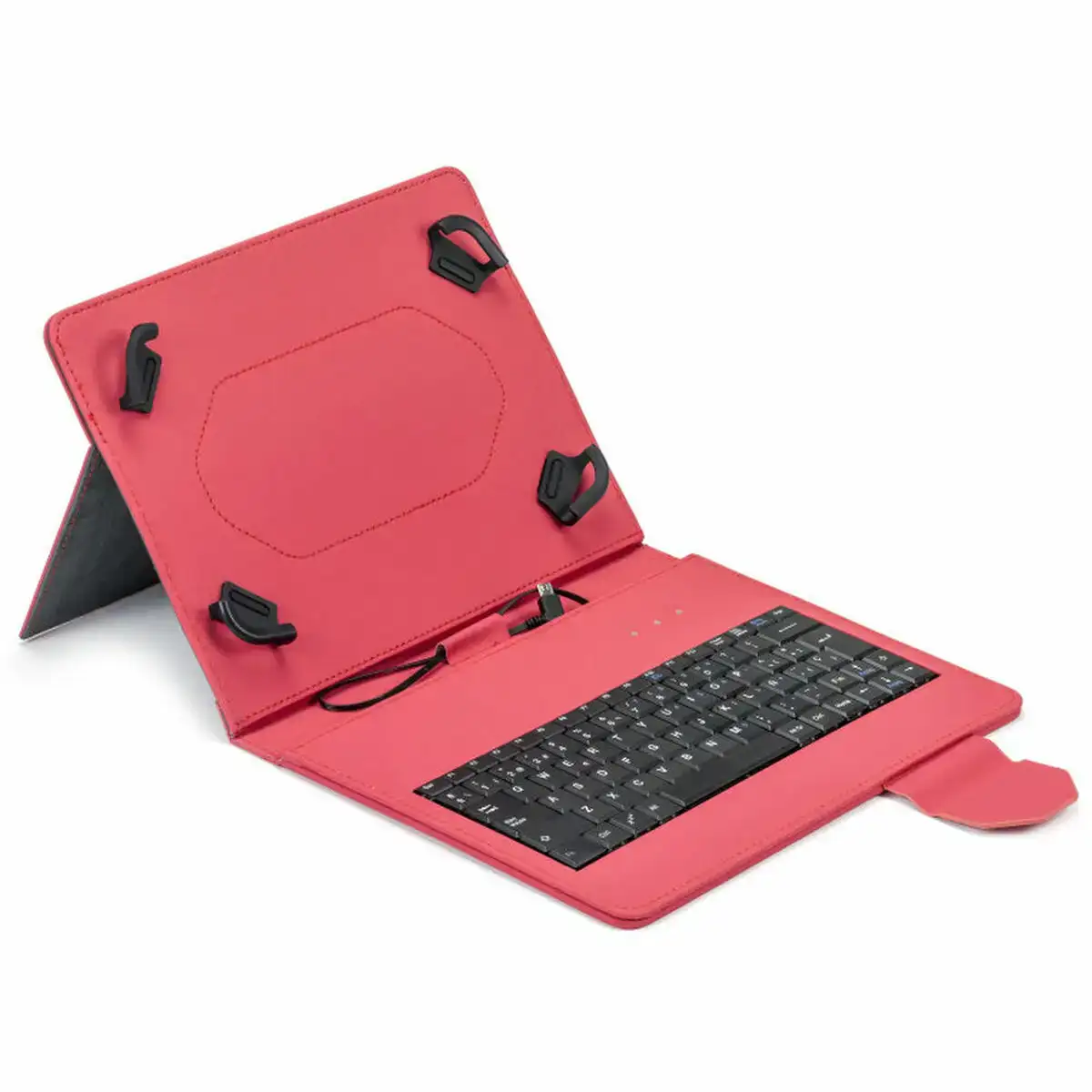 Housse pour ipad clavier maillon technologique mtkeyusbred 9 7 10 2 rouge_5098. DIAYTAR SENEGAL - L'Art de Vivre le Shopping en Ligne. Découvrez notre plateforme intuitive et trouvez des produits qui vous inspirent et vous enchantent, à chaque clic.
