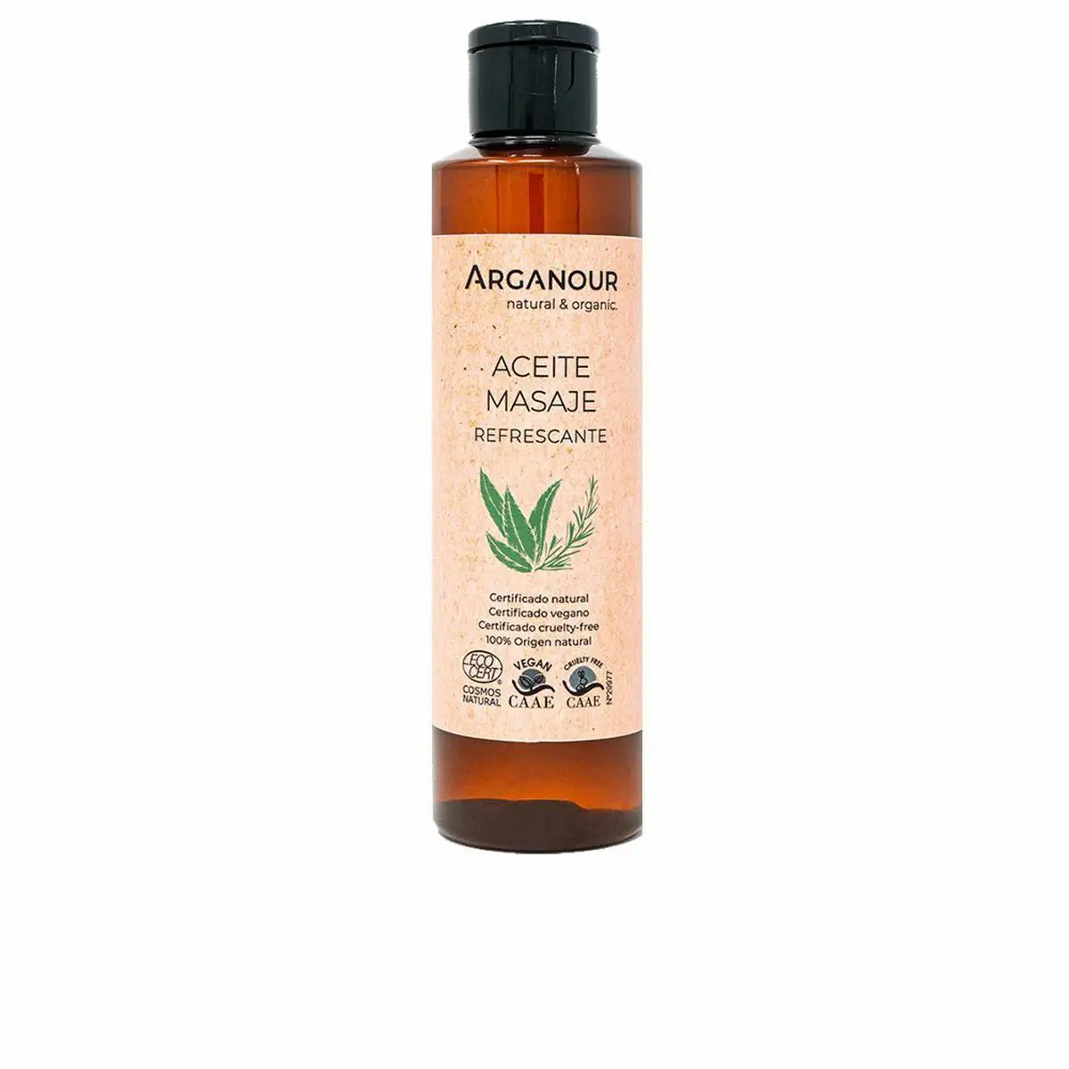 Huile corporelle arganour aceite masaje rafraichissant romarin eucalyptus 200 ml_8558. DIAYTAR SENEGAL - Là où la Beauté Rencontre la Fonctionnalité. Parcourez notre sélection pour trouver des produits qui allient esthétique et praticité, pour un quotidien sublimé.