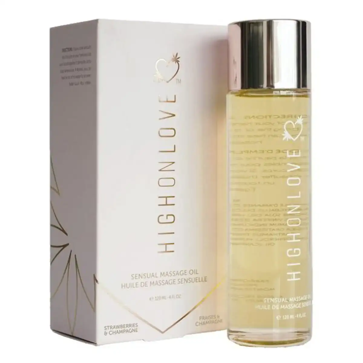 Huile de massage aromatique highonlove 120 ml _7667. DIAYTAR SENEGAL - Où Chaque Produit est une Histoire à Raconter. Découvrez notre sélection de produits qui vous permettent de créer votre propre récit à travers vos achats.