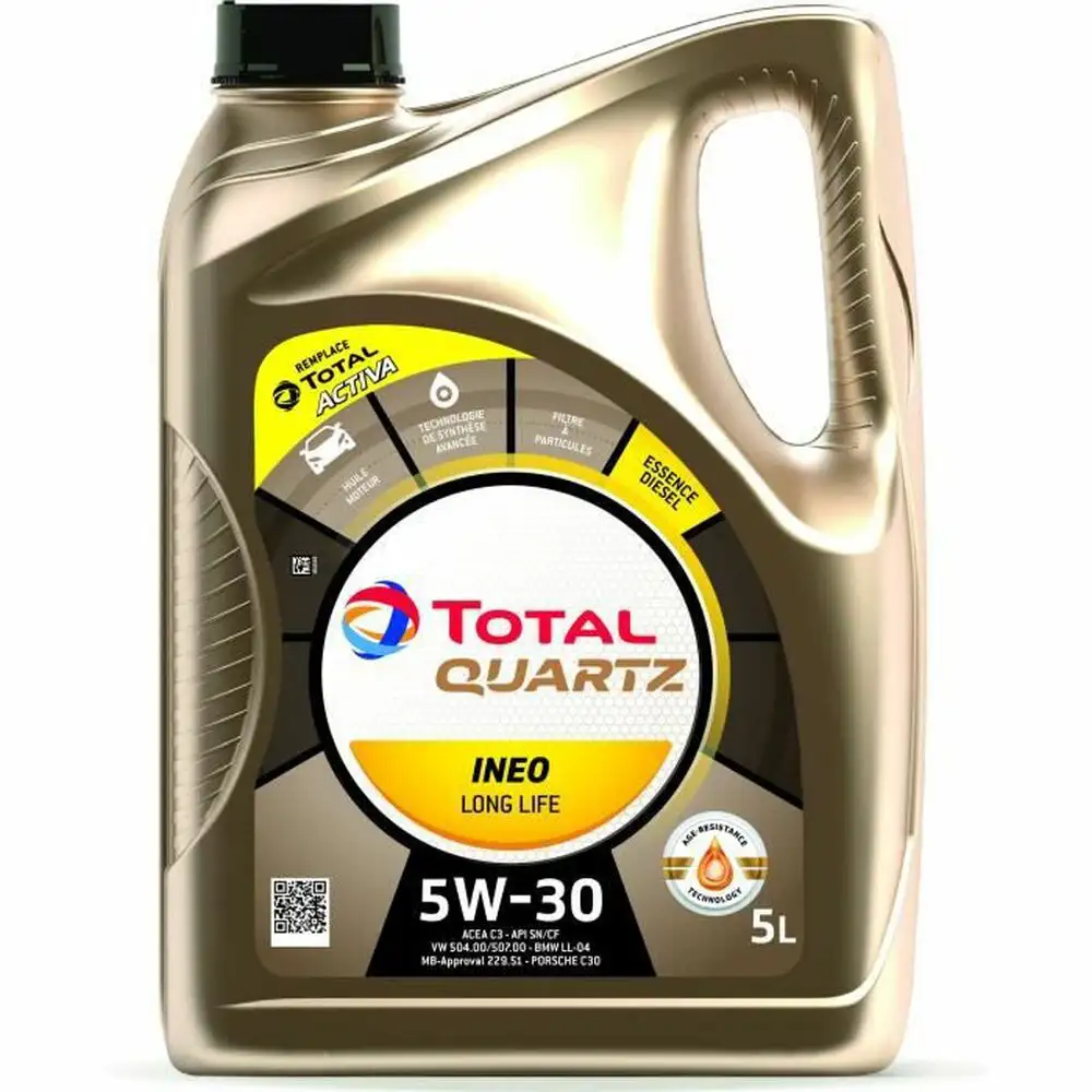 Huile de moteur pour voiture total quartz ineo long life 5 l 5w30_7655. DIAYTAR SENEGAL - Là où la Qualité se Marque d'une Touche Sénégalaise. Naviguez à travers notre boutique en ligne et choisissez des produits qui allient excellence et tradition.