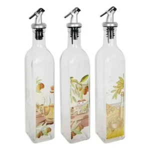 Huilier verre bouchon de dosage 500 ml_5342. DIAYTAR SENEGAL - L'Art de Vivre le Shopping en Ligne. Découvrez notre plateforme intuitive et trouvez des produits qui vous inspirent et vous enchantent, à chaque clic.