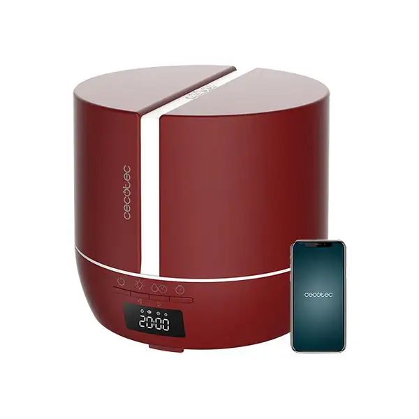 Humidificateur purearoma 550 connected garnet cecotec 500 ml _5718. DIAYTAR SENEGAL - Où Choisir est un Plaisir. Explorez notre boutique en ligne et choisissez parmi des produits de qualité qui satisferont vos besoins et vos goûts.