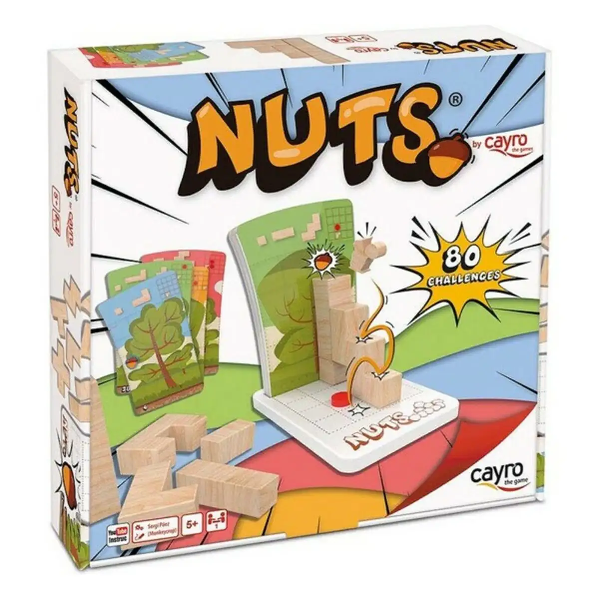 Jeu cayro nuts_3080. Bienvenue chez DIAYTAR SENEGAL - Où le Shopping Rime avec Diversité. Plongez dans notre univers de produits et découvrez des trésors qui représentent la richesse culturelle du Sénégal.