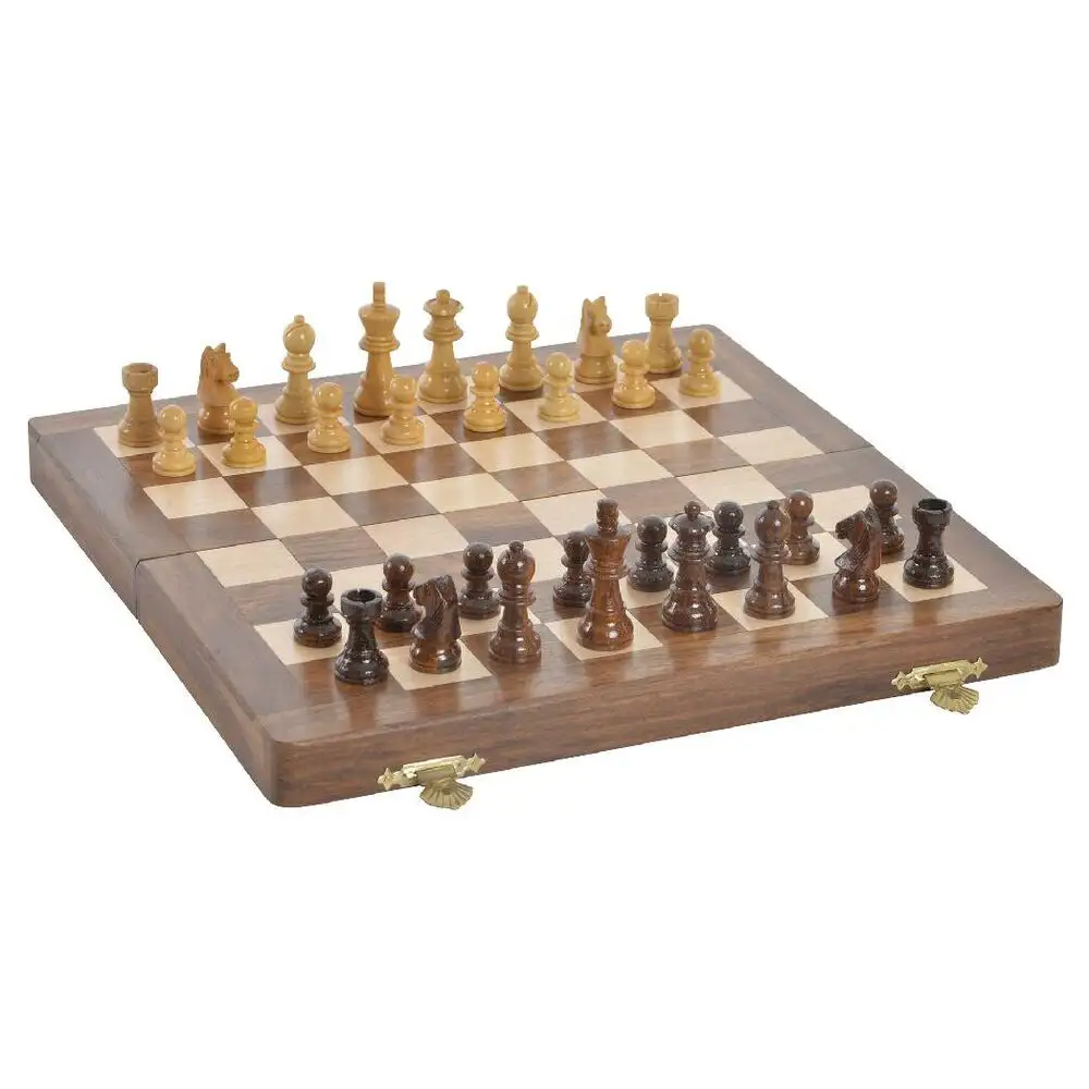 Jeu d echecs dkd home decor 30 x 30 5 x 2 cm beige marron_9273. Plongez dans l'Expérience DIAYTAR SENEGAL - Où Chaque Produit a une Histoire. Explorez notre boutique en ligne pour trouver des articles qui incarnent la passion et la créativité du Sénégal.