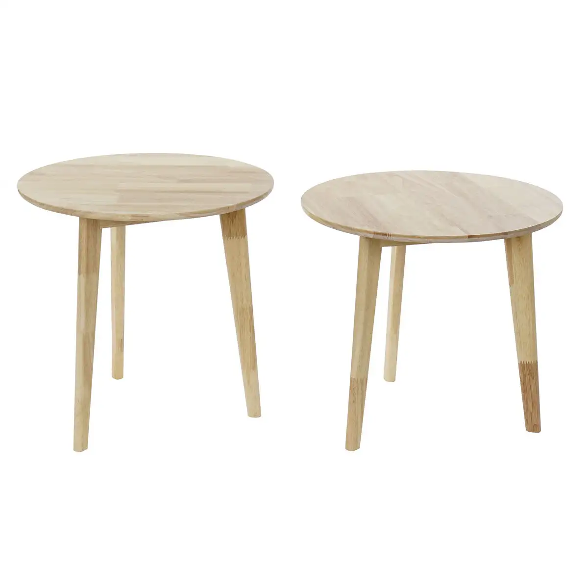 Jeu de 2 tables dkd home decor blanc naturel bois d hevea 50 x 50 x 49 5 cm_9288. Découvrez DIAYTAR SENEGAL - Là où Votre Shopping Prend Vie. Plongez dans notre vaste sélection et trouvez des produits qui ajoutent une touche spéciale à votre quotidien.