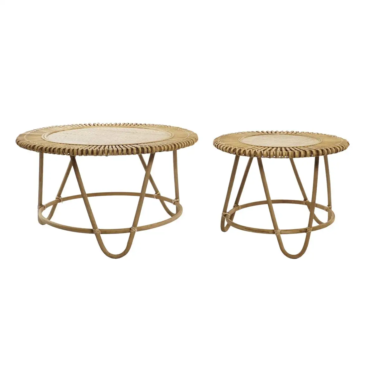 Jeu de 2 tables dkd home decor marron clair 80 x 80 x 47 cm 80 x 80 x 45 5 cm_4155. DIAYTAR SENEGAL - Votre Paradis Shopping au Cœur du Sénégal. Explorez notre boutique en ligne et découvrez des produits conçus pour enchanter chaque aspect de votre vie.