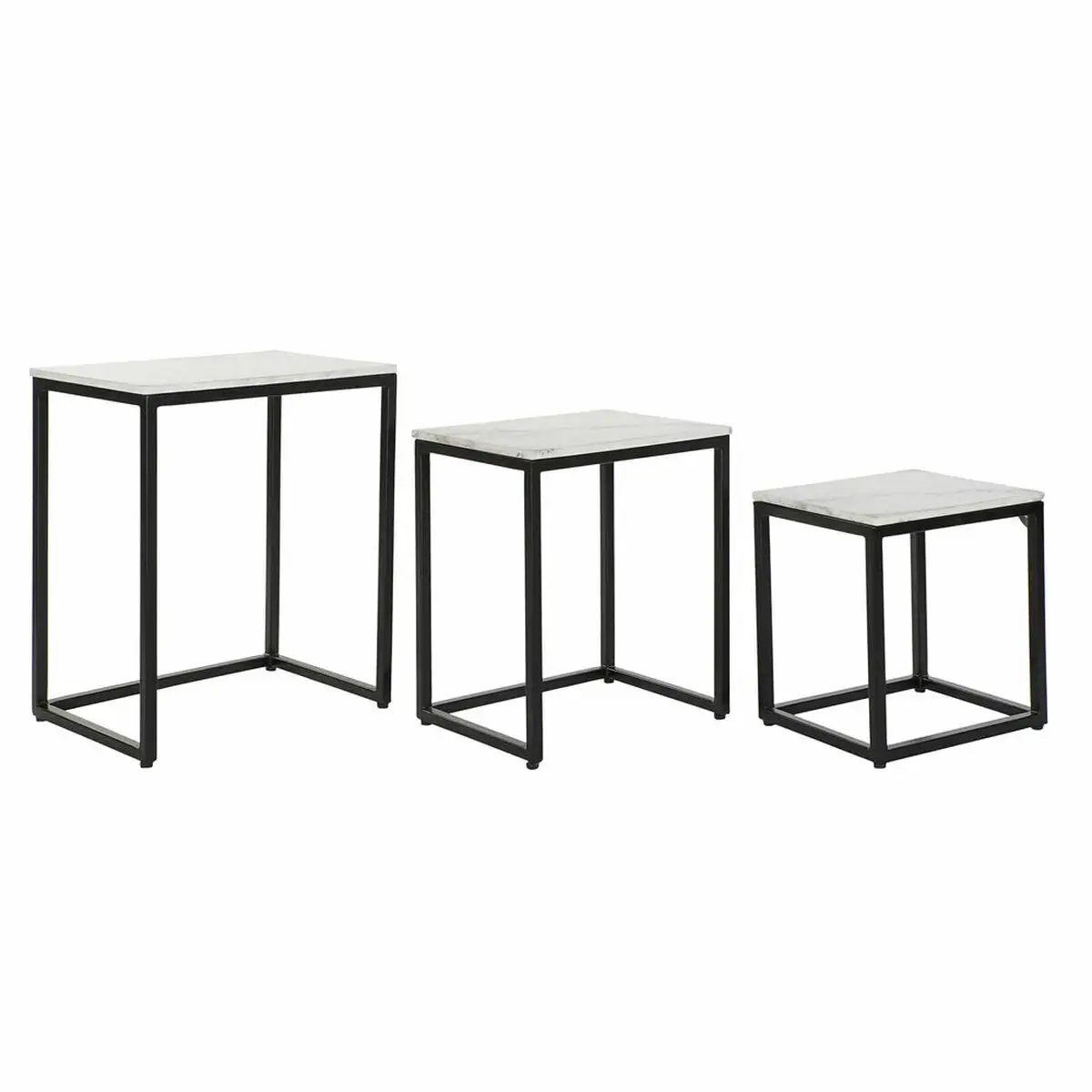 Jeu de 3 tables dkd home decor noir blanc marbre fer 50 x 35 x 60 5 cm 3 pcs _8916. DIAYTAR SENEGAL - Votre Plaisir Shopping à Portée de Clic. Explorez notre boutique en ligne et trouvez des produits qui ajoutent une touche de bonheur à votre vie quotidienne.