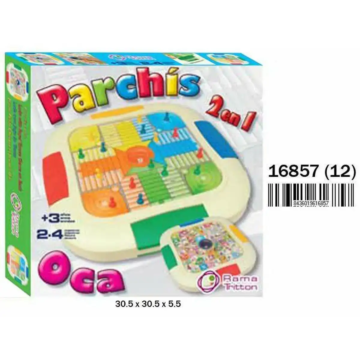Jeu de petit chevaux et de l oie 30 5 x 30 5 x 5 5 cm_1235. Bienvenue sur DIAYTAR SENEGAL - Où le Shopping est une Affaire Personnelle. Découvrez notre sélection et choisissez des produits qui reflètent votre unicité et votre individualité.