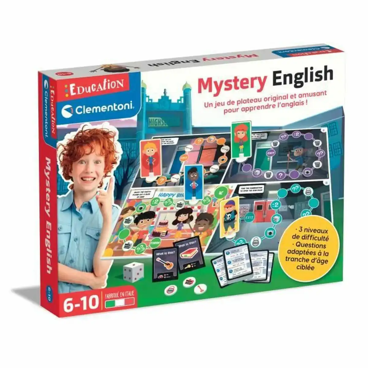 Jeu de societe clementoni mystery english fr _8013. Entrez dans l'Univers de DIAYTAR SENEGAL - Votre Destination de Shopping Complète. Découvrez des produits qui reflètent la diversité et la richesse culturelle du Sénégal, le tout à portée de clic.