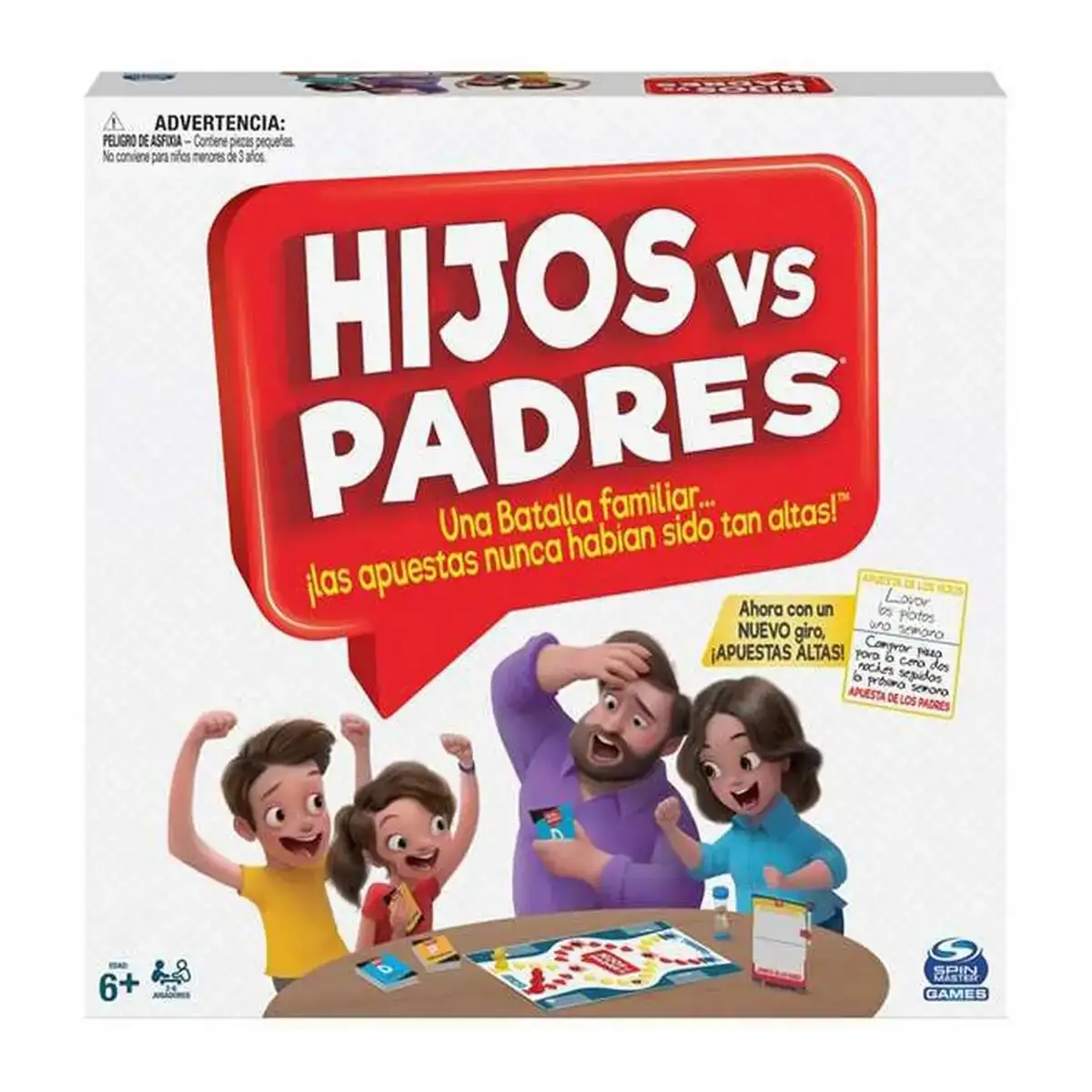 Jeu de societe spin master hijos vs padres 206 pieces 26 99 x 26 99 x 5 4 cm_2051. Bienvenue sur DIAYTAR SENEGAL - Votre Évasion Shopping Personnalisée. Parcourez notre collection unique et trouvez des articles qui reflètent votre style et votre individualité.