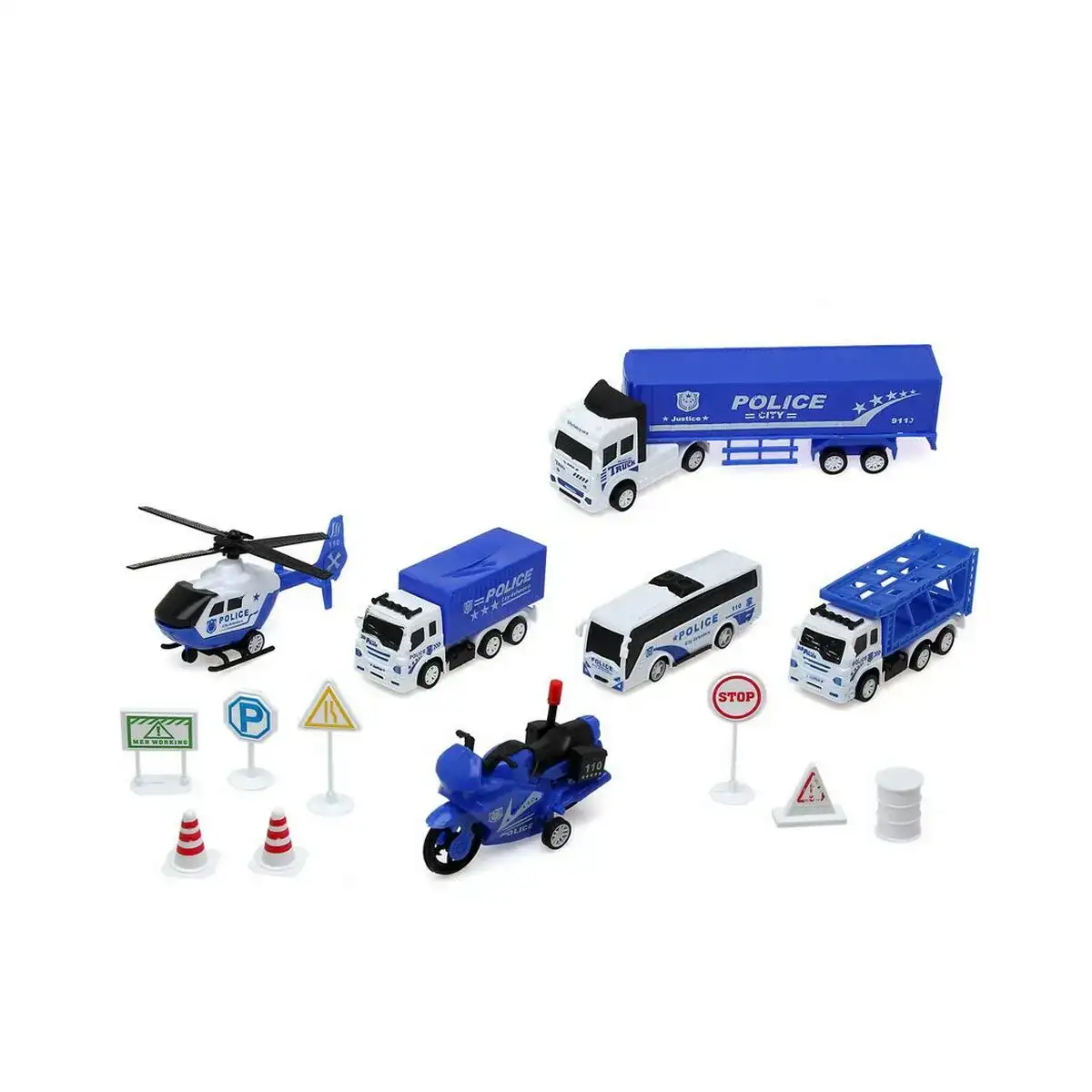 Jeu de vehicules city police 45 x 33 x 6 cm multicouleur_5756. Plongez dans l'Expérience DIAYTAR SENEGAL - Où Chaque Produit a une Histoire. Explorez notre boutique en ligne pour trouver des articles qui incarnent la passion et la créativité du Sénégal.