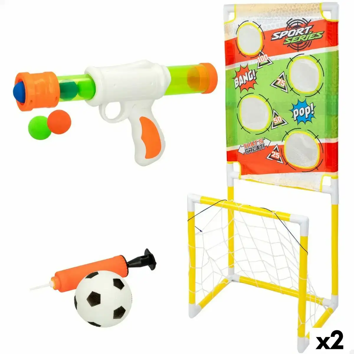 Jeu de visee colorbaby cible cage a foot 48 5 x 113 x 35 5 cm 2 unites _9285. DIAYTAR SENEGAL - Là où les Rêves de Shopping Deviennent Réalité. Naviguez à travers notre catalogue diversifié et choisissez parmi une variété d'articles qui feront de votre shopping une expérience inoubliable.