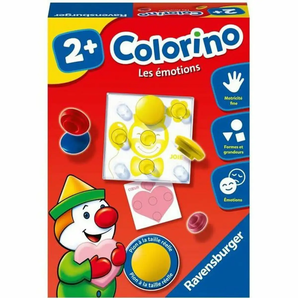 Jeu education enfant ravensburger colorino emotions jaune rose francais fr _8446. Votre Destination de Choix: DIAYTAR SENEGAL - Où l'Authenticité Rencontre la Commodité. Faites l'expérience de magasiner en ligne pour des articles qui incarnent la richesse culturelle et la modernité du Sénégal.