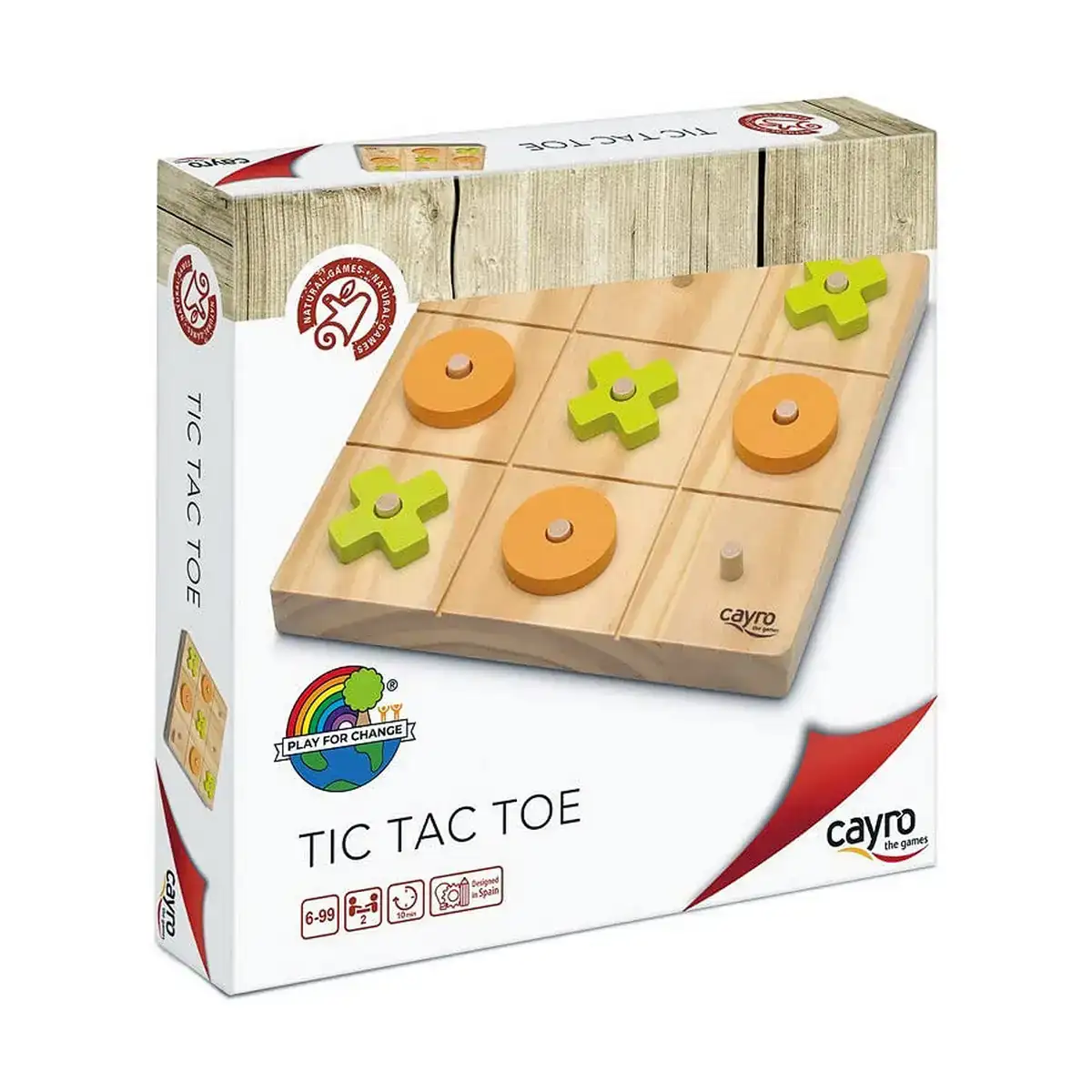 Jeu trois a la suite cayro tic tac toe bois 20 x 20 x 4 cm_4725. Entrez dans l'Univers de DIAYTAR SENEGAL - Où l'Élégance et la Variété se Rencontrent. Parcourez notre catalogue pour dénicher des articles qui ajoutent une touche d'élégance à votre vie.