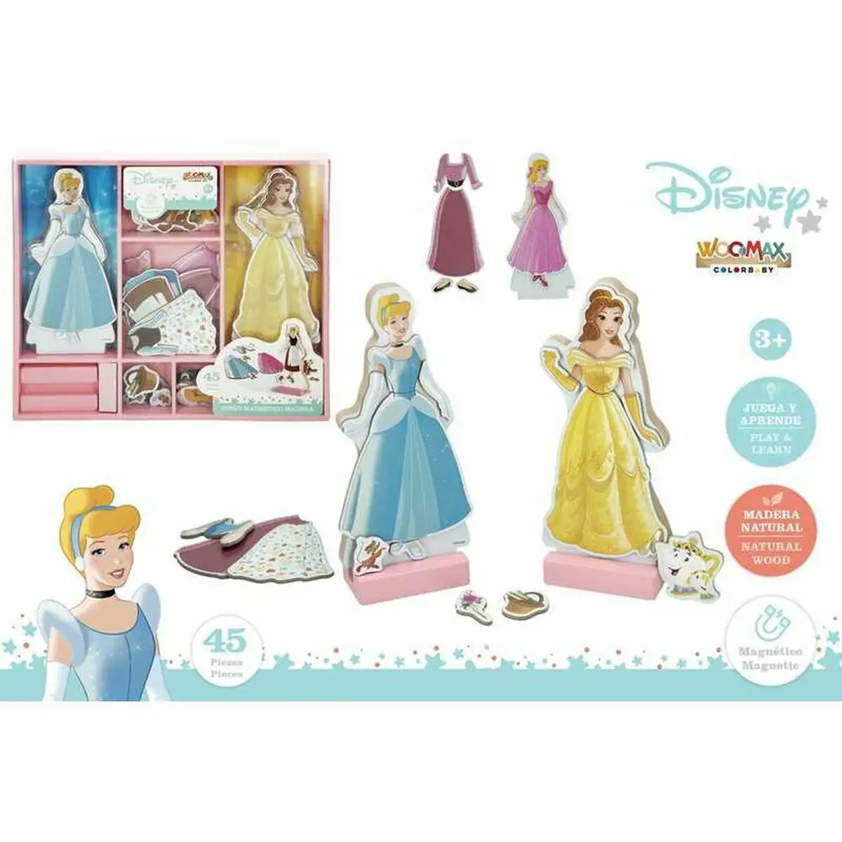 Jouet educatif disney 48726 32 x 28 cm bois_4722. Entrez dans l'Univers de DIAYTAR SENEGAL - Où la Tradition S'unit à la Modernité. Explorez notre sélection pour trouver des produits qui allient héritage et innovation.