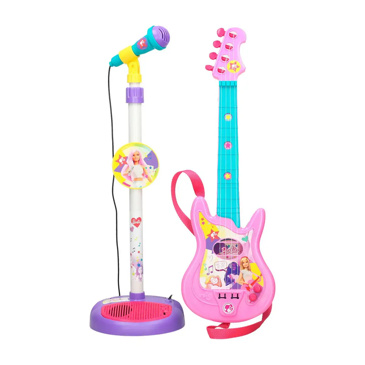 Jouet musical barbie microphone guitare pour enfant_7898. Bienvenue sur DIAYTAR SENEGAL - Où Choisir est un Voyage Passionnant. Plongez dans notre catalogue et trouvez des produits qui révèlent la diversité et la beauté du Sénégal.