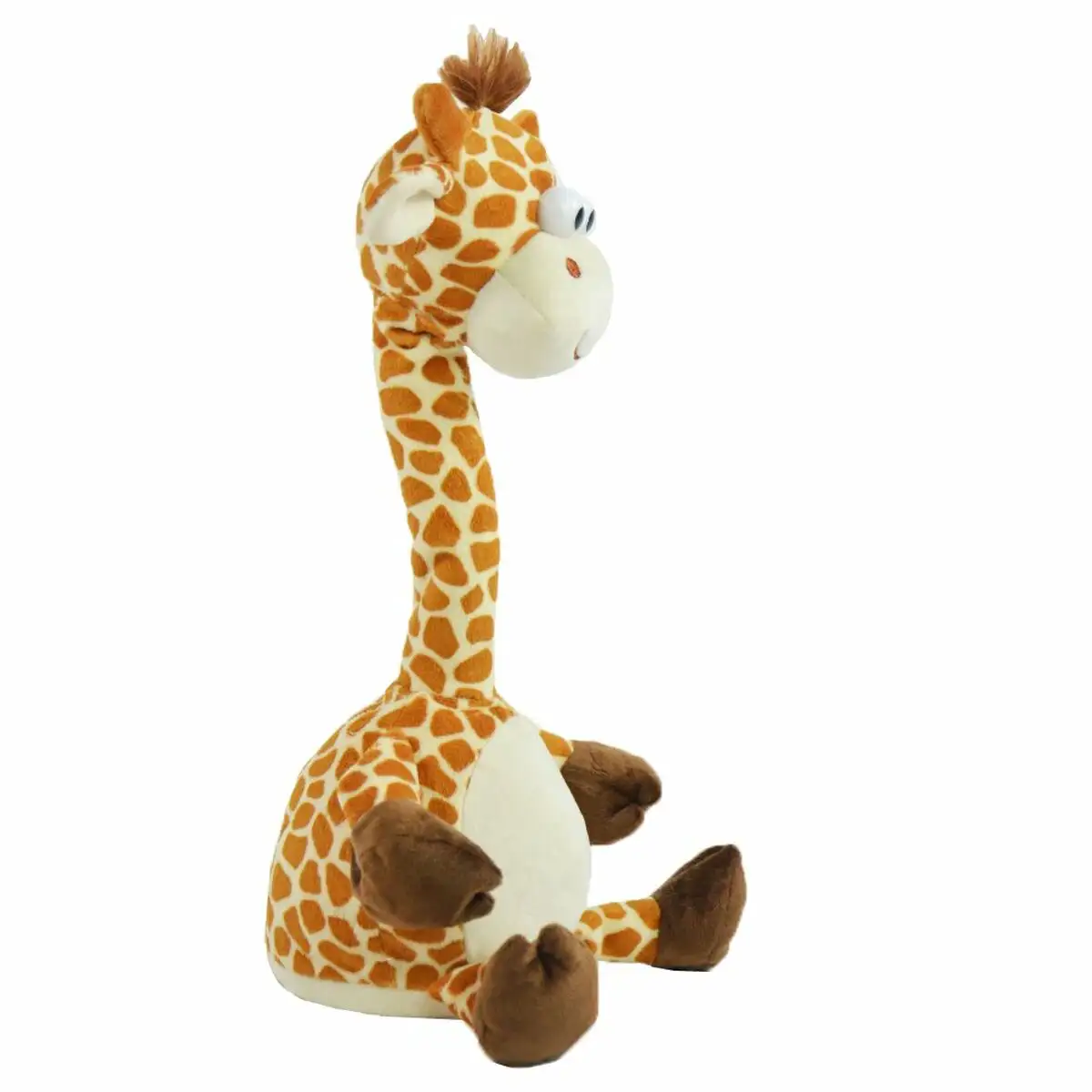Jouet peluche girafe polyester multicouleur reconditionne a _1938. DIAYTAR SENEGAL - Là où Chaque Clic Compte. Parcourez notre boutique en ligne et laissez-vous guider vers des trouvailles uniques qui enrichiront votre quotidien.
