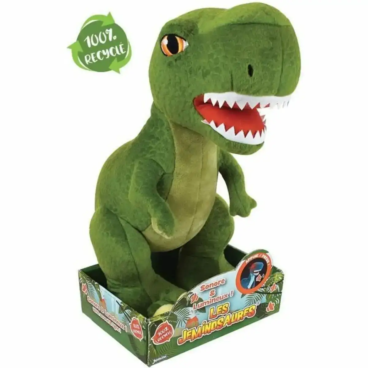 Jouet peluche jemini dinosaure lumiere led avec son_7059. DIAYTAR SENEGAL - Où Choisir Devient un Acte de Découverte. Découvrez notre gamme et choisissez des produits qui éveillent votre curiosité et élargissent vos horizons.