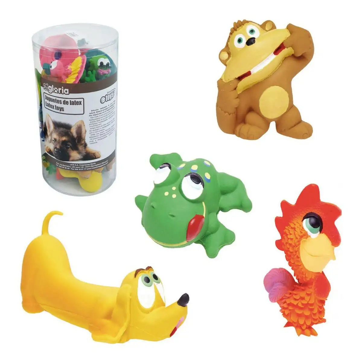 Jouet pour chien gloria animaux taille m latex 24 pcs _8450. Entrez dans l'Univers de DIAYTAR SENEGAL - Où Chaque Produit a son Éclat Unique. Explorez notre gamme variée et choisissez des articles qui illuminent votre quotidien.