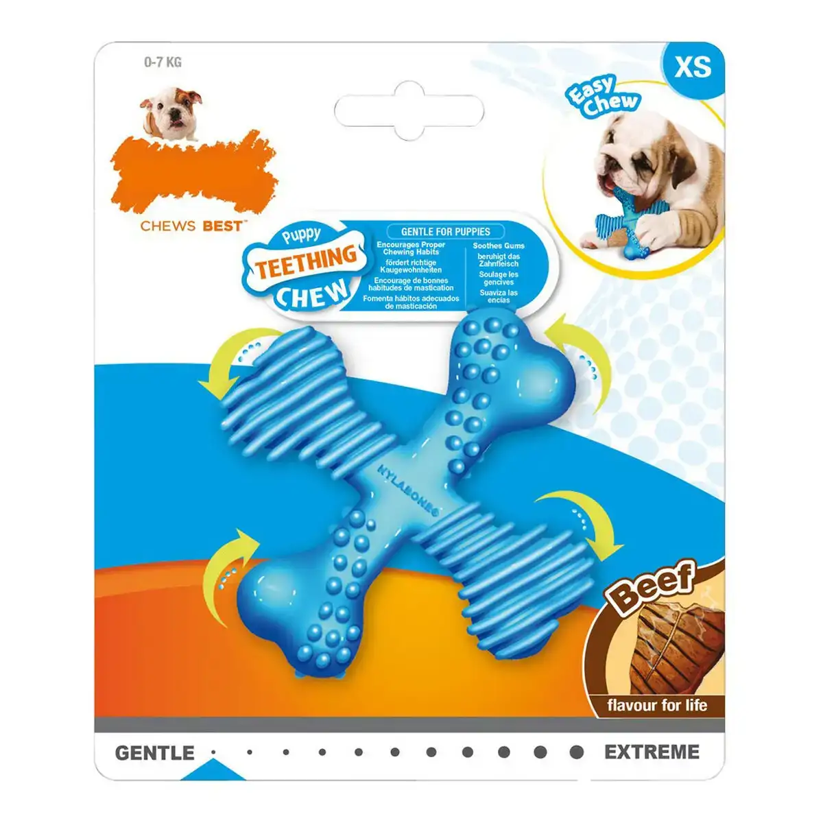 Jouet pour chien nylabone croix viande_6572. DIAYTAR SENEGAL - Votre Destination pour un Shopping Réfléchi. Découvrez notre gamme variée et choisissez des produits qui correspondent à vos valeurs et à votre style de vie.