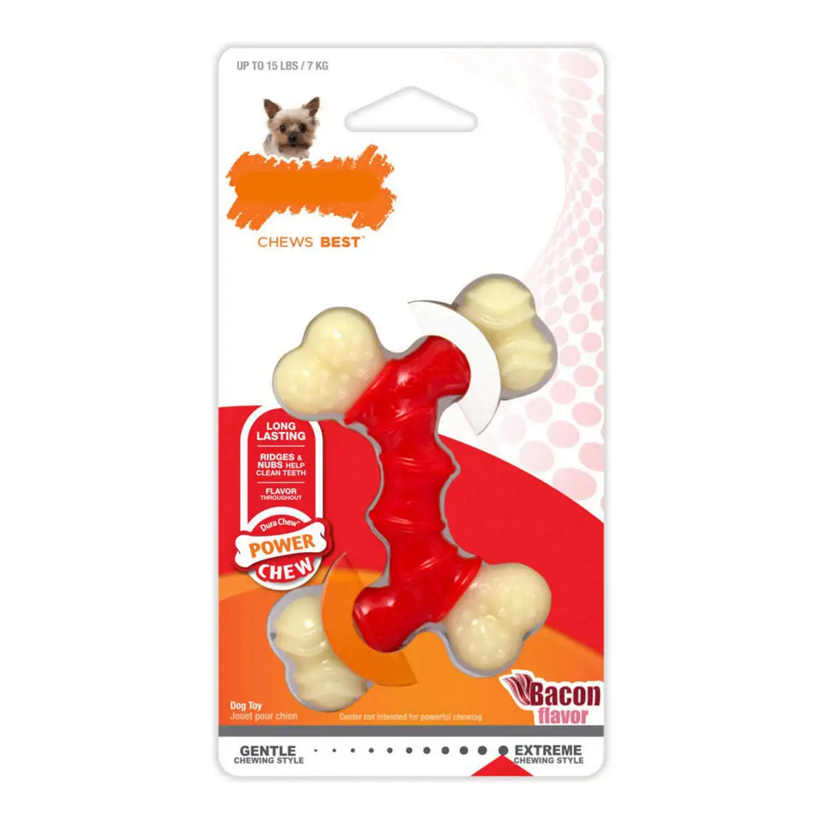 Jouet pour chien nylabone extreme chew double bacon nylon thermoplastique taille xs_4509. Bienvenue sur DIAYTAR SENEGAL - Où le Shopping est une Affaire Personnelle. Découvrez notre sélection et choisissez des produits qui reflètent votre unicité et votre individualité.