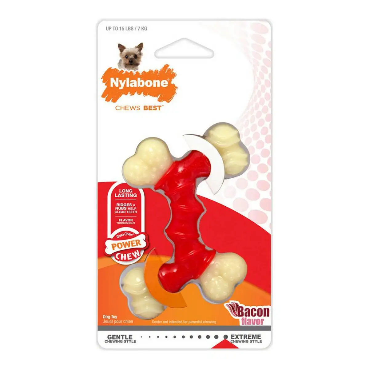 Jouet pour chien nylabone extreme chew double bacon taille m nylon thermoplastique_1430. DIAYTAR SENEGAL - L'Art de Vivre le Shopping en Ligne. Découvrez notre plateforme intuitive et trouvez des produits qui vous inspirent et vous enchantent, à chaque clic.