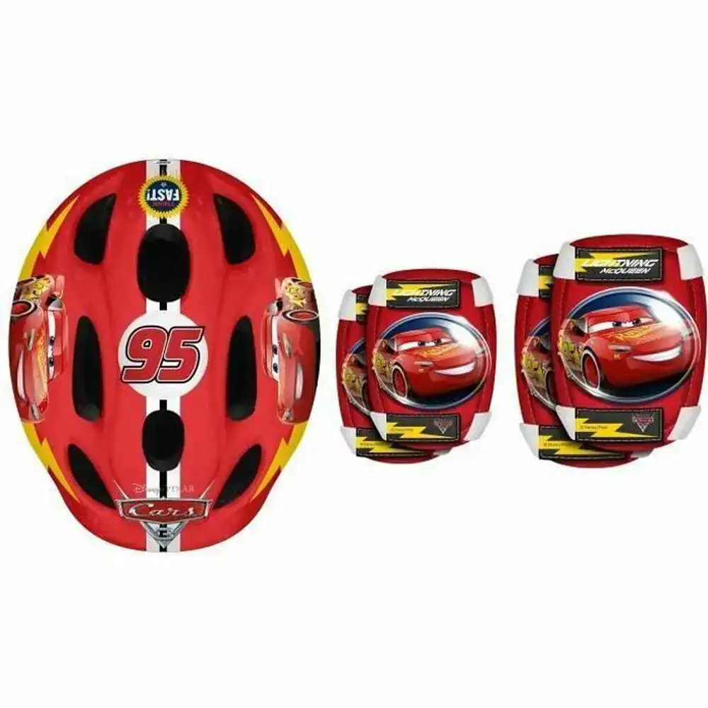 Kit casque et genouilleres stamp cars_7143. DIAYTAR SENEGAL - Où Choisir est une Célébration. Découvrez notre sélection de produits qui représentent la diversité et la joie du Sénégal, à chaque étape de votre vie.