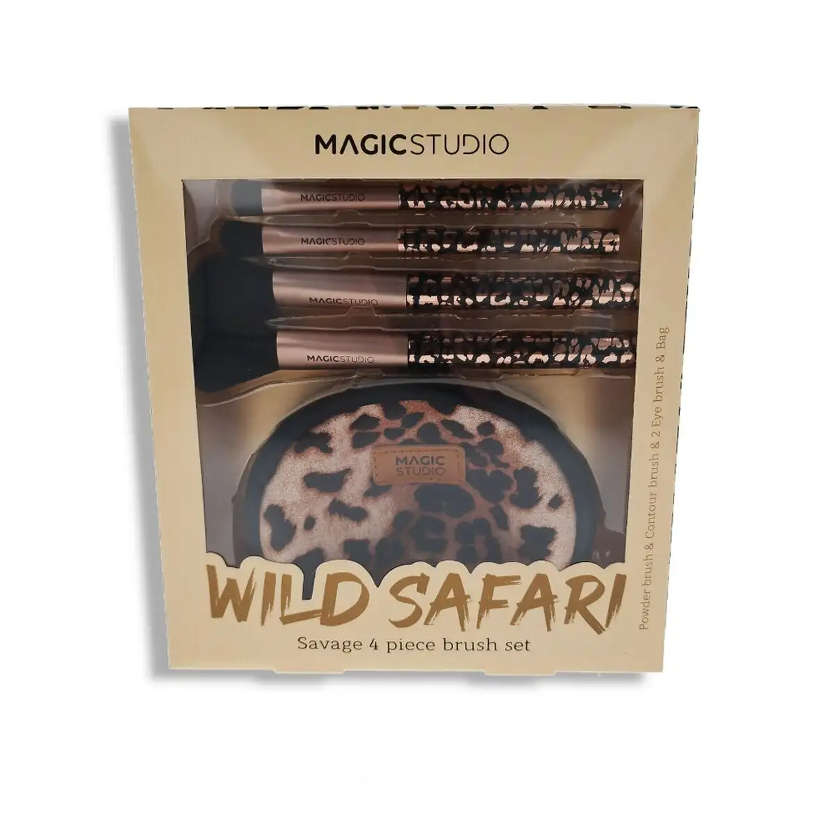 Kit de broche de maquillage magic studio wild safari savage 4 pieces_6012. Entrez dans l'Univers de DIAYTAR SENEGAL - Où Chaque Produit est une Découverte. Explorez notre gamme variée et trouvez des articles qui vous surprennent et vous inspirent.