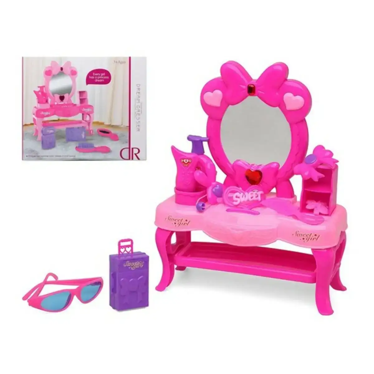 Kit de coiffeur pour enfant sweet girl 118919_7475. Bienvenue chez DIAYTAR SENEGAL - Où Chaque Objet a sa Propre Histoire. Découvrez notre sélection soigneusement choisie et choisissez des produits qui racontent le patrimoine sénégalais.