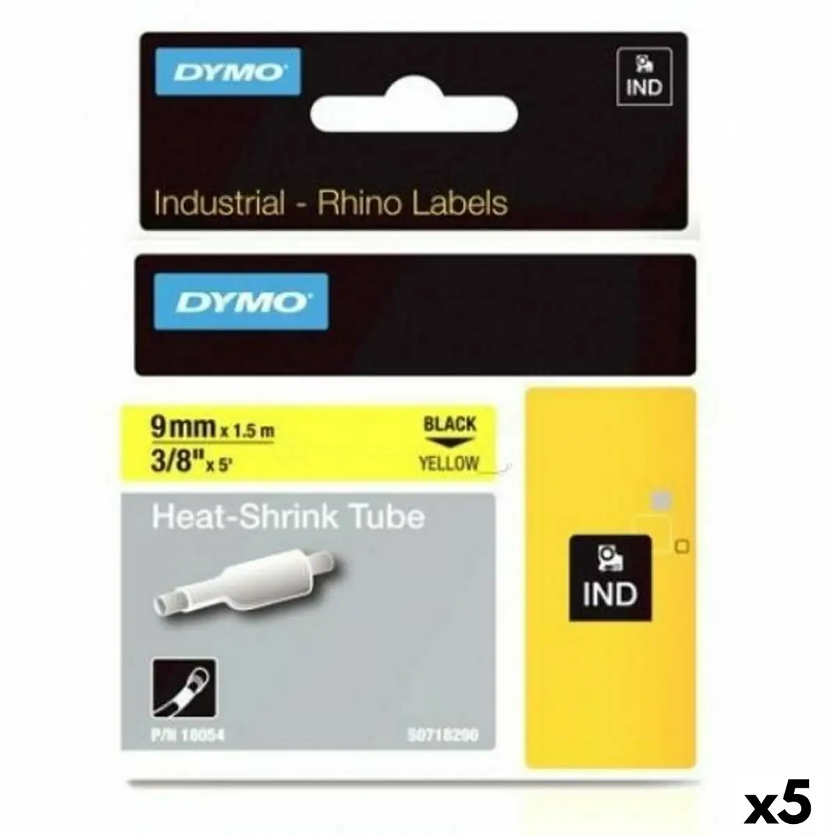 Kit de gaines thermo retratables rhino dymo id1 9 9 x 1 5 mm noir jaune 5 unites _2876. Bienvenue chez DIAYTAR SENEGAL - Où Chaque Achat est un Geste d'Amour. Découvrez notre sélection minutieuse et choisissez des articles qui témoignent de votre passion.