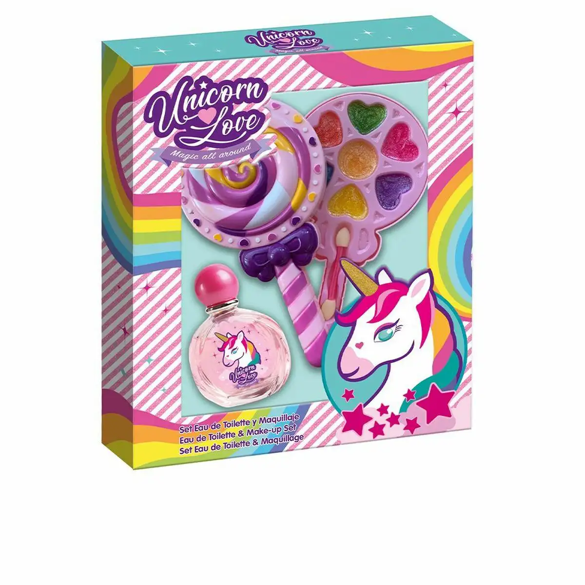 Kit de maquillage pour enfant cartoon unicorn love bi lollipop 9 pcs _5840. DIAYTAR SENEGAL - Votre Destination Shopping Incontournable. Parcourez nos rayons virtuels et trouvez des articles qui répondent à tous vos besoins, du quotidien à l'exceptionnel.