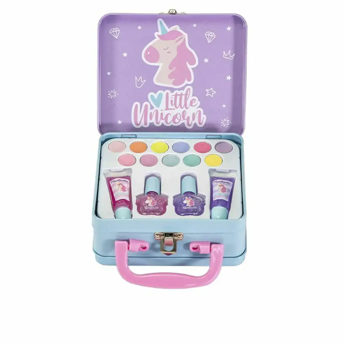Kit de maquillage pour enfant martinelia unicorn medium tin case 15 unites 15 pcs _3874. Bienvenue chez DIAYTAR SENEGAL - Où Chaque Produit a son Âme. Découvrez notre gamme et choisissez des articles qui résonnent avec votre personnalité et vos valeurs.