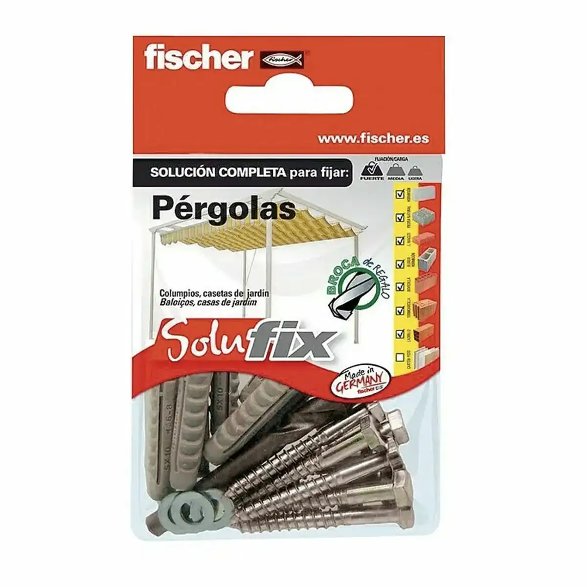 Kit de scellement fischer solufix 502679 pergola 25 pieces_5379. DIAYTAR SENEGAL - Votre Destination Shopping de Choix. Explorez notre boutique en ligne et découvrez des trésors qui reflètent votre style et votre passion pour l'authenticité.