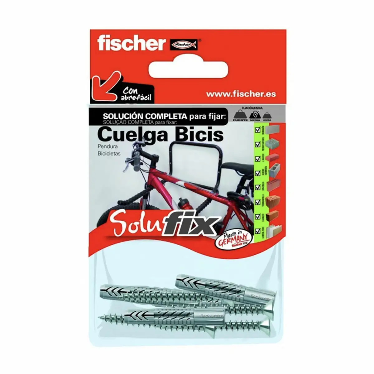 Kit de scellement fischer solufix 518779 support pour velos 8 pieces_7386. DIAYTAR SENEGAL - Votre Destination pour un Shopping Unique. Parcourez notre catalogue et trouvez des articles qui expriment votre singularité et votre style.