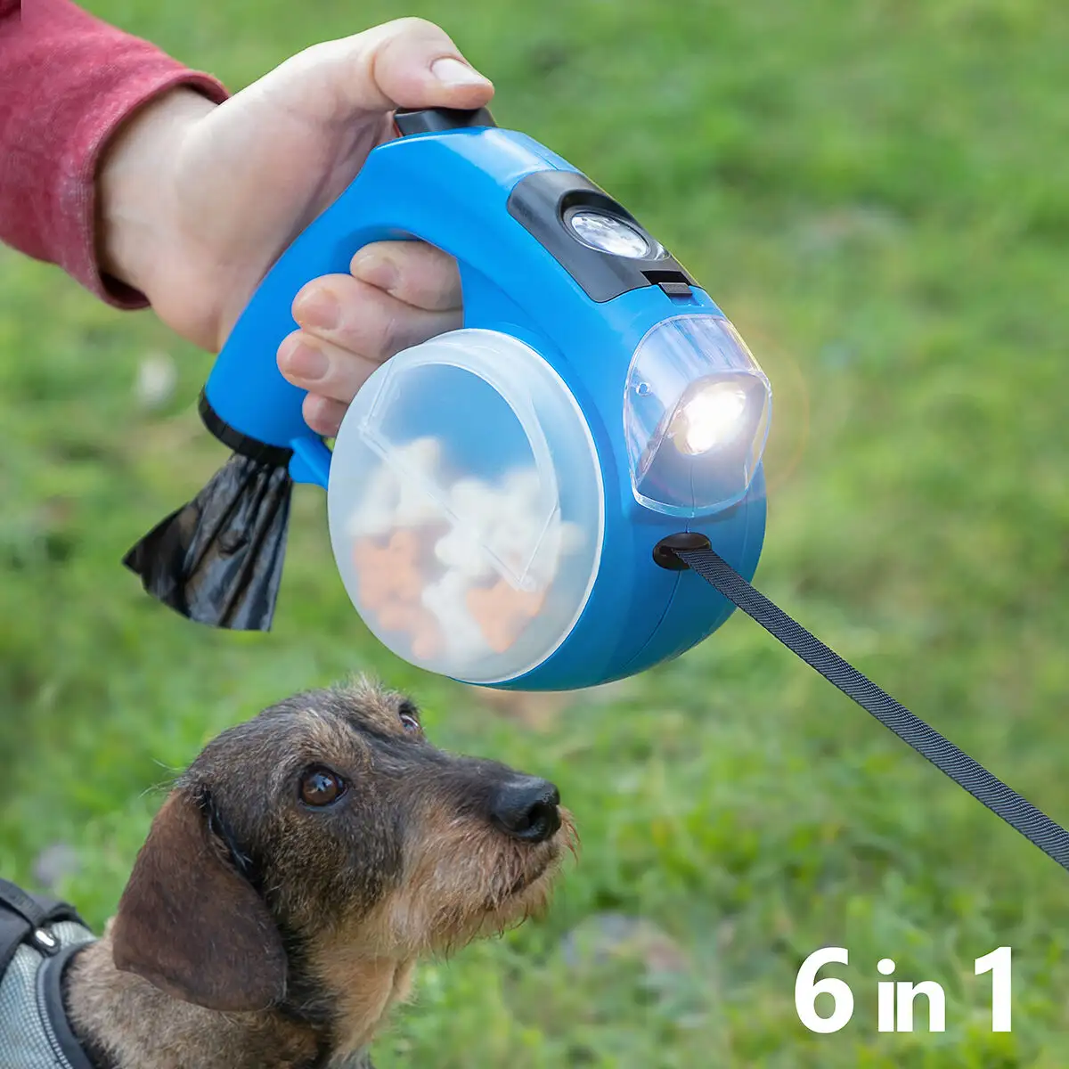 Laisse de chien retractable 6 en 1 compet innovagoods_6593. Entrez dans l'Univers de DIAYTAR SENEGAL - Où Chaque Produit a son Éclat Unique. Explorez notre gamme variée et choisissez des articles qui illuminent votre quotidien.