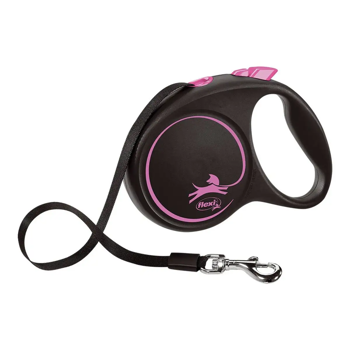 Laisse pour chien flexi black design noir rose s_7644. DIAYTAR SENEGAL - Là où les Rêves de Shopping Deviennent Réalité. Naviguez à travers notre catalogue diversifié et choisissez parmi une variété d'articles qui feront de votre shopping une expérience inoubliable.