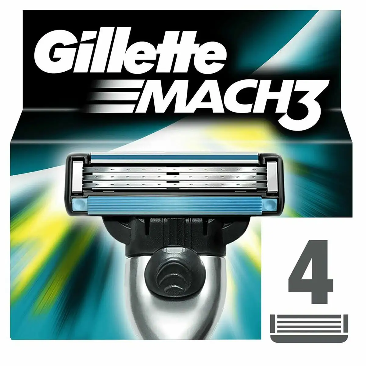 Lame de rasage gillette mach 3 4 unites _1073. DIAYTAR SENEGAL - Votre Passage vers le Chic et l'Élégance. Naviguez à travers notre boutique en ligne pour trouver des produits qui ajoutent une touche sophistiquée à votre style.