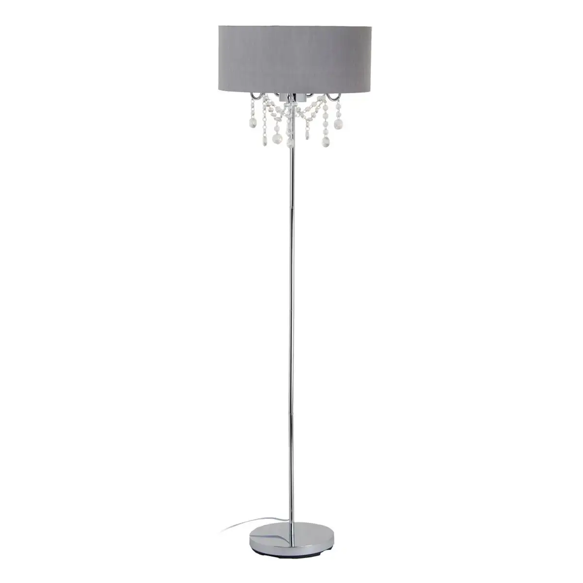 Lampadaire 44 x 44 x 161 cm metal argent_5832. DIAYTAR SENEGAL - L'Art du Shopping Facilité. Naviguez sur notre plateforme en ligne pour découvrir une expérience d'achat fluide et agréable, avec une gamme de produits adaptés à tous.